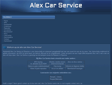 Tablet Screenshot of alexcarservice.nl